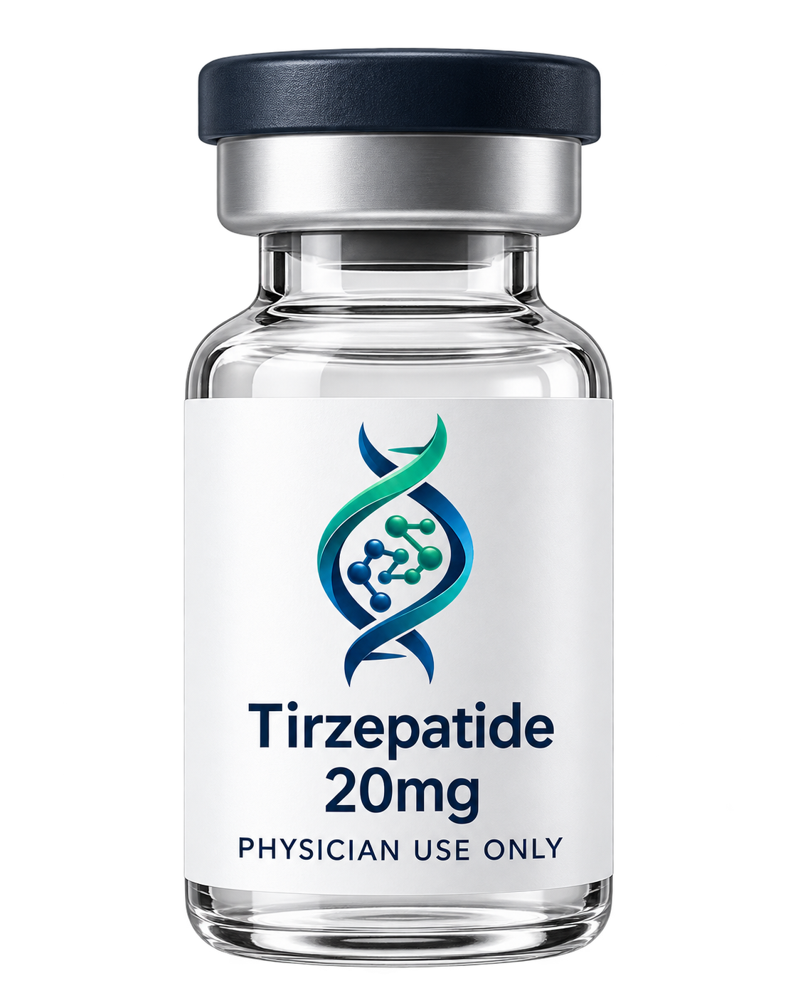 Tirzepatide 20mg vial — SRM clinical product