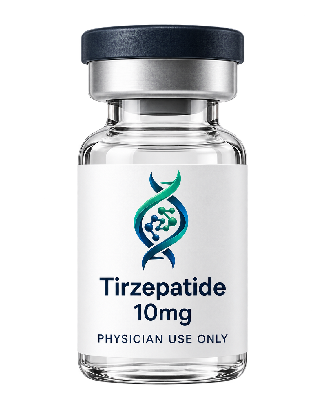 Tirzepatide 10mg vial — SRM clinical product, primary presentation