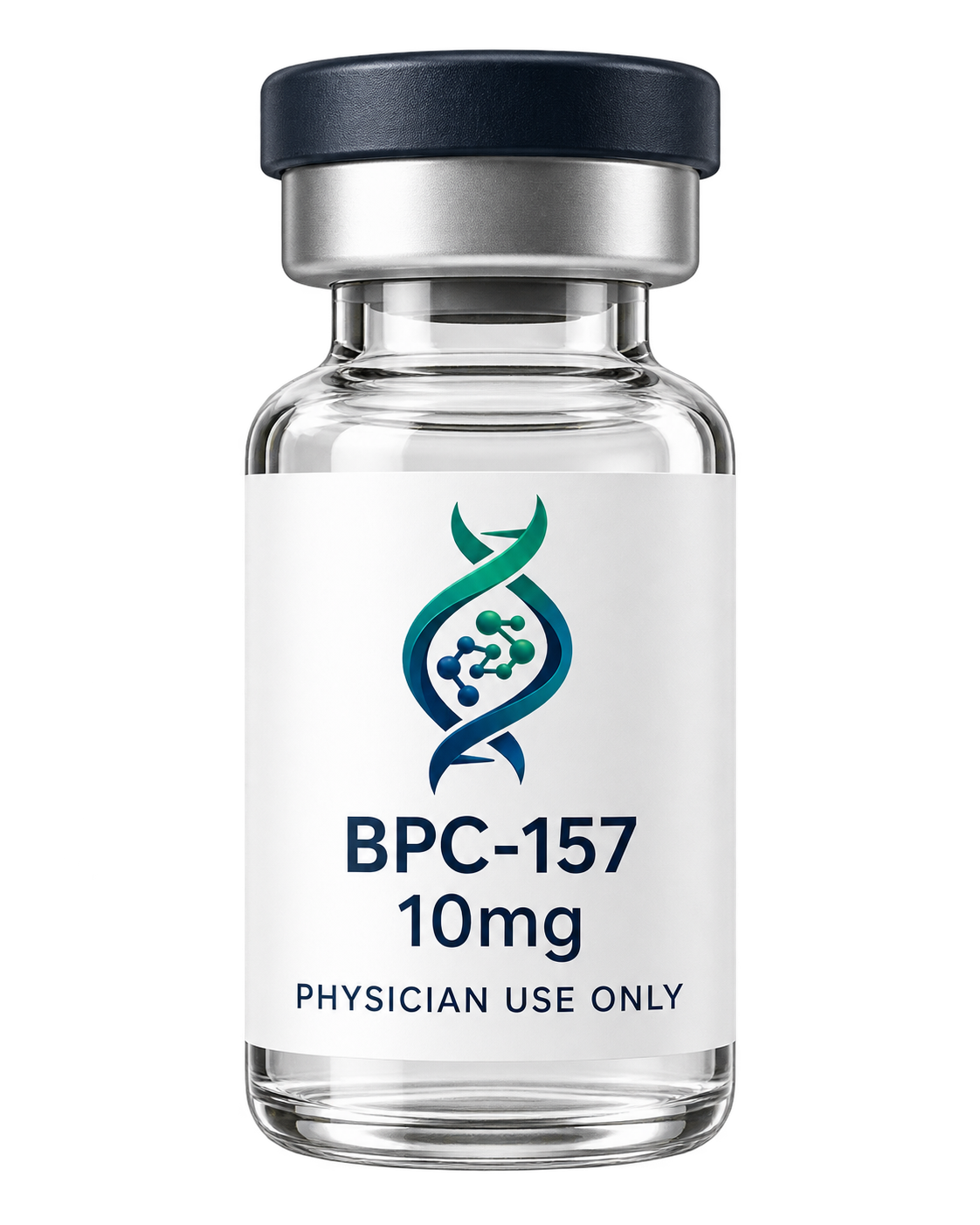 BPC-157 10mg vial — SRM clinical product