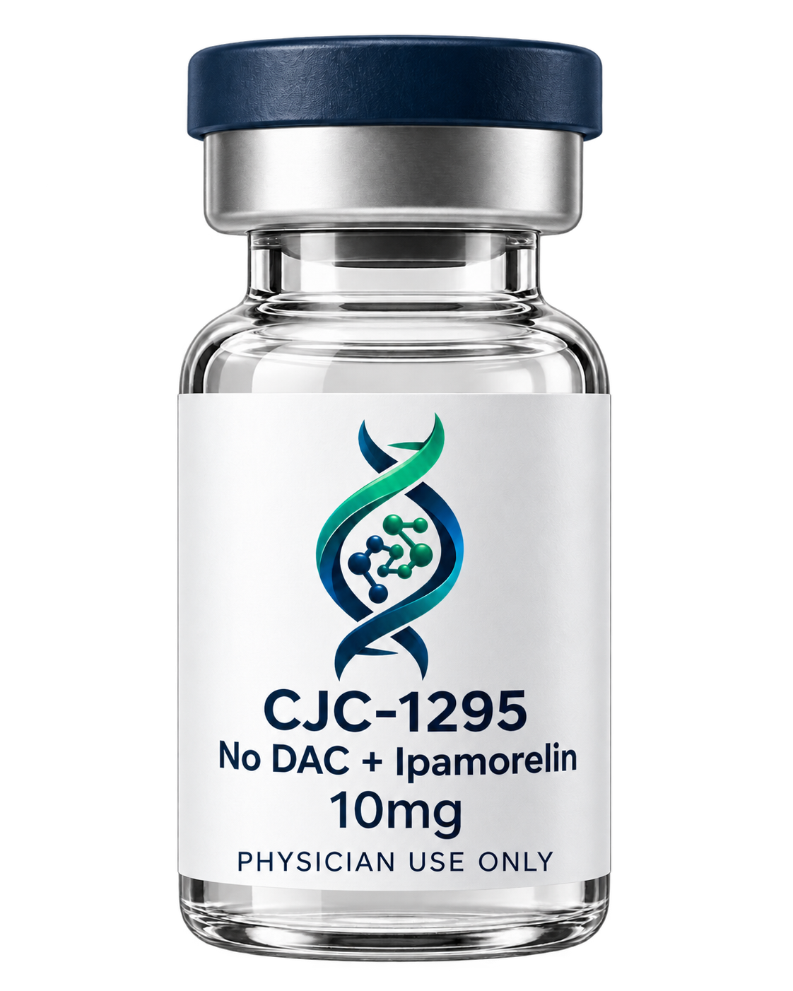 CJC-1295 No DAC + Ipamorelin 10mg vial — SRM clinical product